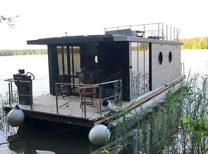 Houseboat- Dom Na Wodzie Z Sauna I Mozliwoscia Plywania Botel