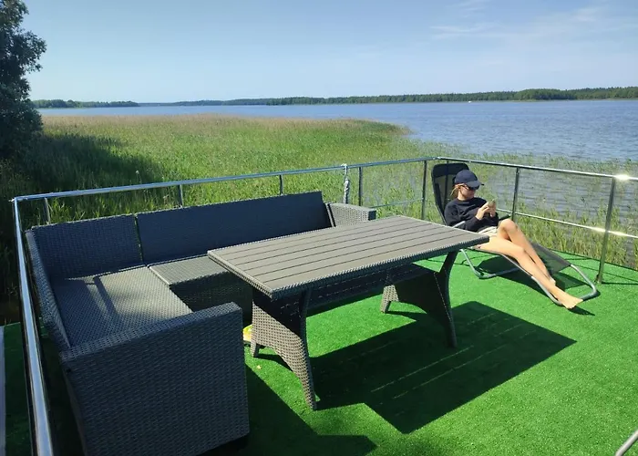 Houseboat- Dom Na Wodzie Z Sauna I Mozliwoscia Plywania