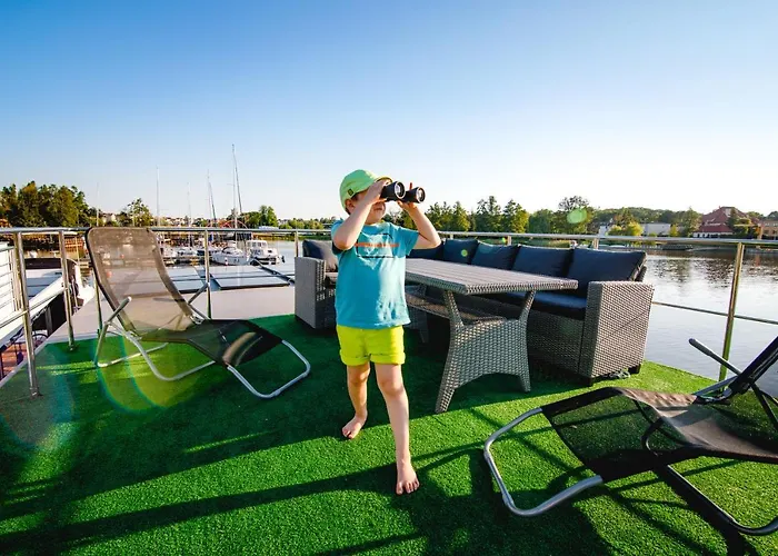 Houseboat- Dom Na Wodzie Z Sauna I Mozliwoscia Plywania